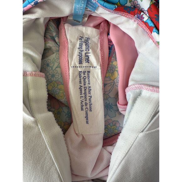 NWT Draper James Floral Halter Faux Wrap Swimdress Size Medium - Picture 10 of 10